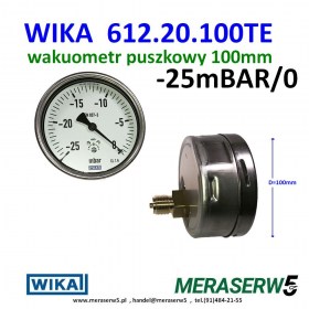 Wakuometr -25mBARkPa  612.20.100TE